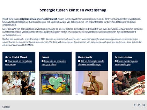 screenshot Heartmaat homepage